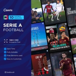 10 Canva templates Serie A