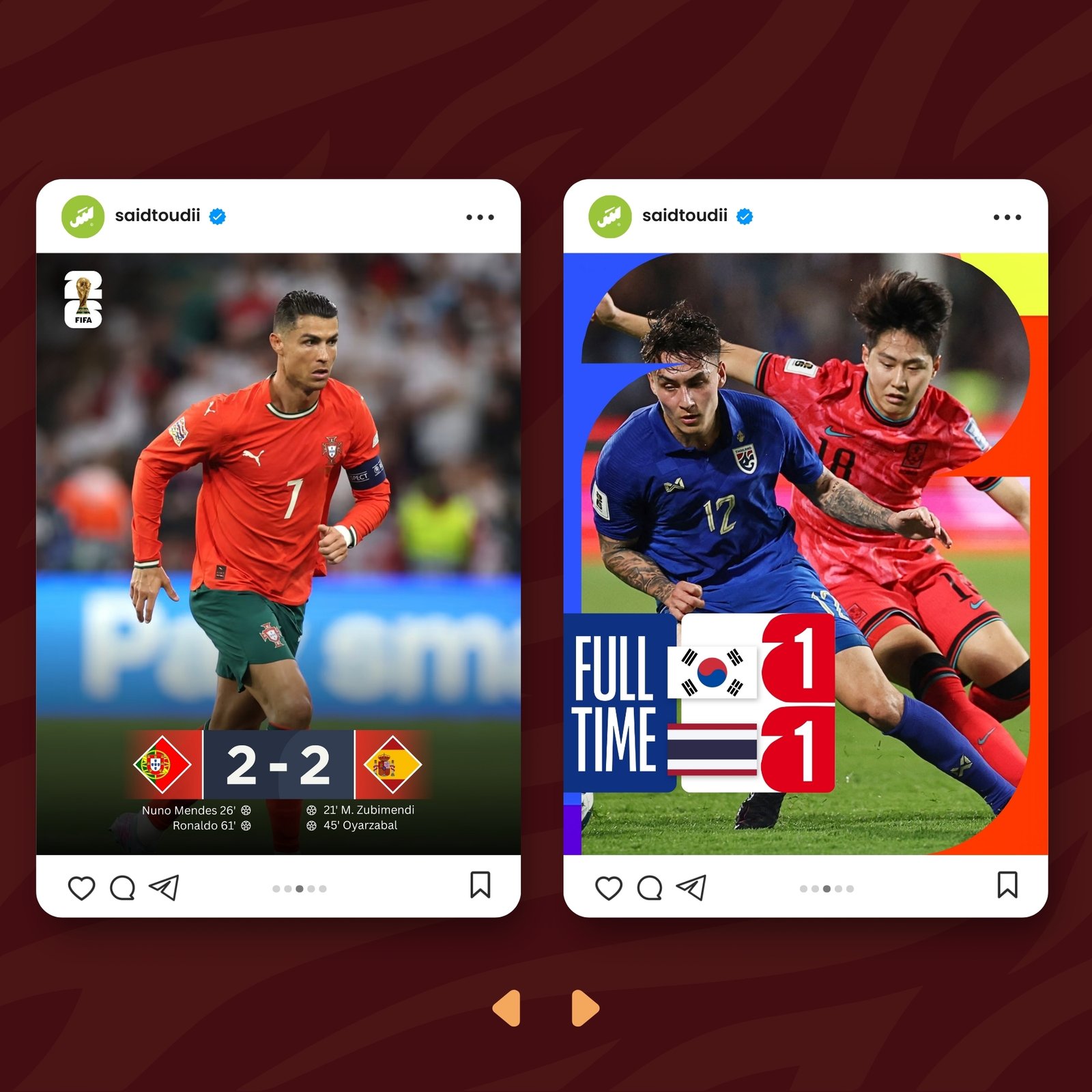 10 Canva templates Full Time World Cup - Image 2