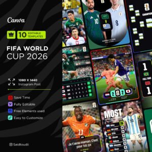 10 Canva templates World Cup 26